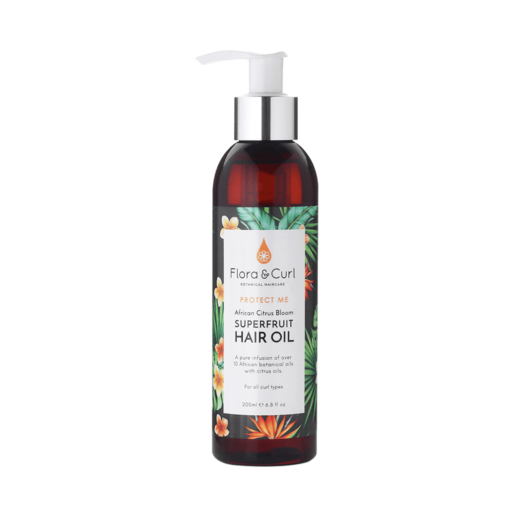 Aceite FLORA & CURL AFRICAN CITRUS SUPERFRUIT HAIR OIL 200ml